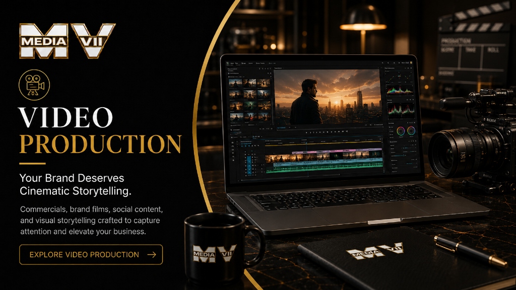 Tampa Video Production MEDIA VII service ad